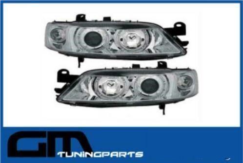 # Angel eyes koplampen opel vectra B # chrome uitvoering, Auto-onderdelen, Verlichting, Opel, Nieuw, Ophalen of Verzenden