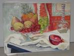 een heel mooi schilderij met fruit op een dienblad, Antiek en Kunst, Ophalen of Verzenden