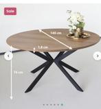 Eettafel rond 140cm, Huis en Inrichting, Ophalen of Verzenden, Nieuw, Rond