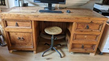 Vintage Mexicaans Bureau, Ophalen, Gebruikt, Bureau
