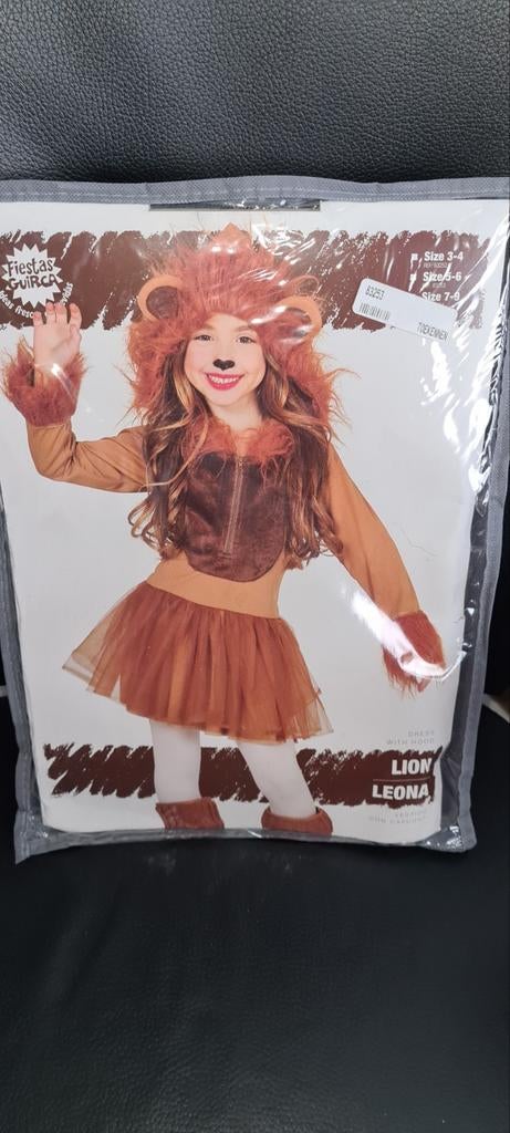 Leeuwenpak 5-6jaar, Kinderen en Baby's, Kinderkleding | Overige, Ophalen of Verzenden