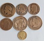 7 pièce Bronze des rois des Rois Français. 1855.1941., Enlèvement