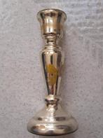 bougeoir en verre églomisé, motifs floraux, Enlèvement ou Envoi