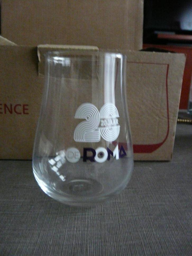 6 apero/bier glaasjes van 19,5 cl " 20 jaar de Roma ", Collections, Verres & Petits Verres, Neuf, Verres et Verres à shot, Enlèvement