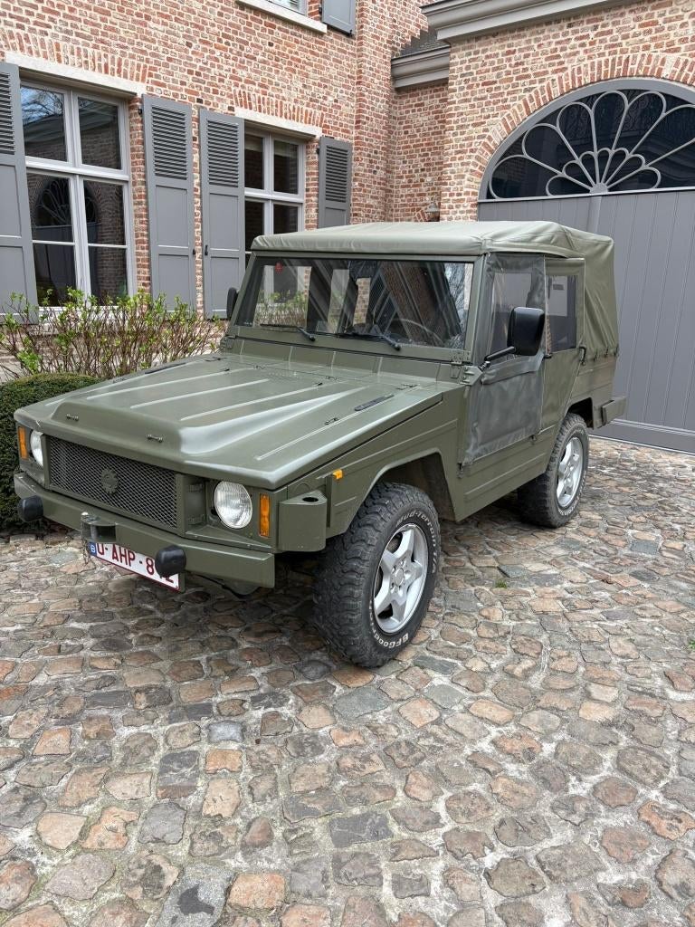 Volkswagen Iltis Bombardier, Auto's, Trekhaak, Zwart, Volkswagen, Leder