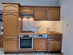 Cuisine complète en chêne, Maison & Meubles, Bois, Brun, Enlèvement, Utilisé