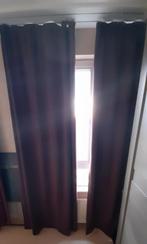 Donkerbruine verduisterende overgordijnen – zeer goede staat, Huis en Inrichting, Ophalen, Bruin, 200 cm of meer, 150 tot 200 cm