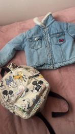 Een jeansjas voor 2-3 jarige kindjes en een boekentasje., Kinderen en Baby's, Babykleding | Overige, Ophalen, Zo goed als nieuw