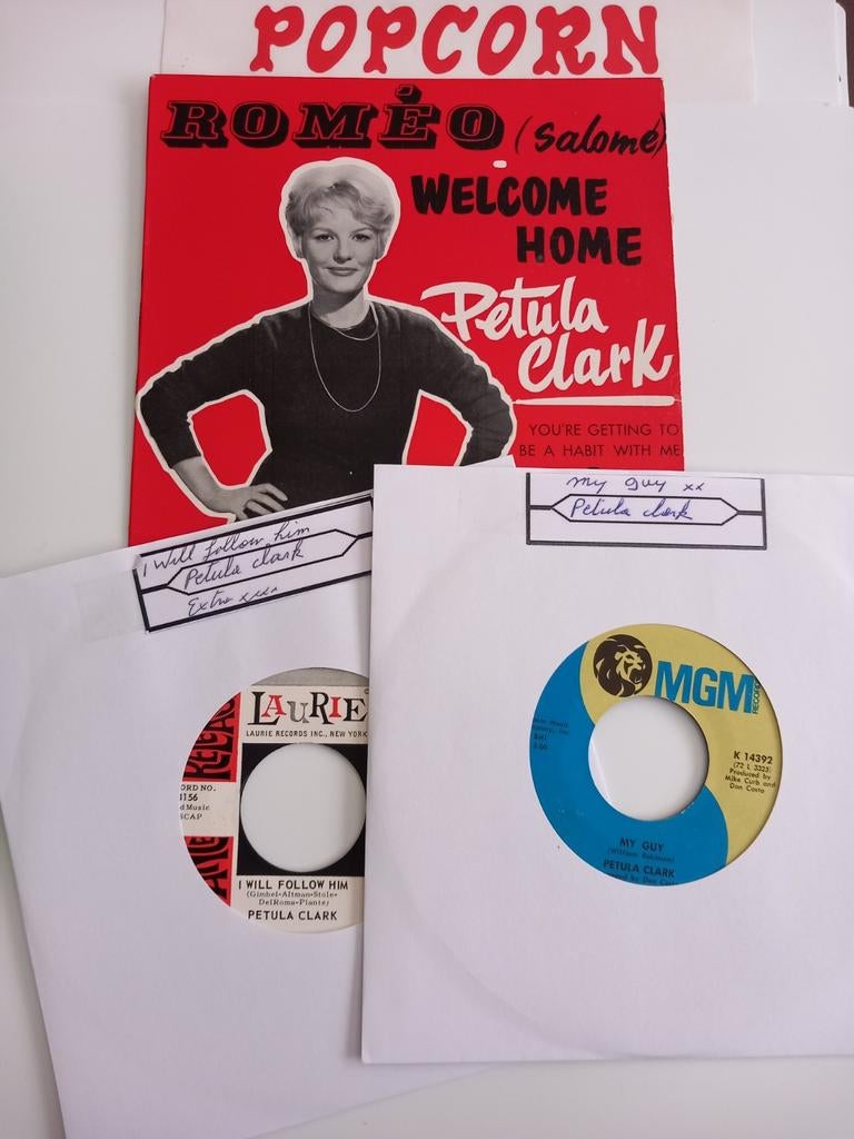 PETULA CLARK. POPCORN OLDIES 60S  3X 45T, CD & DVD, Vinyles Singles