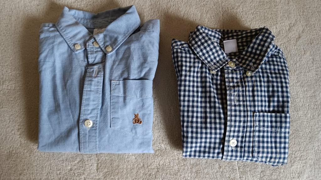 Maat 98 Hemden (2 stuks) GAP, Kinderen en Baby's, Kinderkleding | Maat 98, Ophalen, Gebruikt, GAP Kids, Overhemd of Blouse