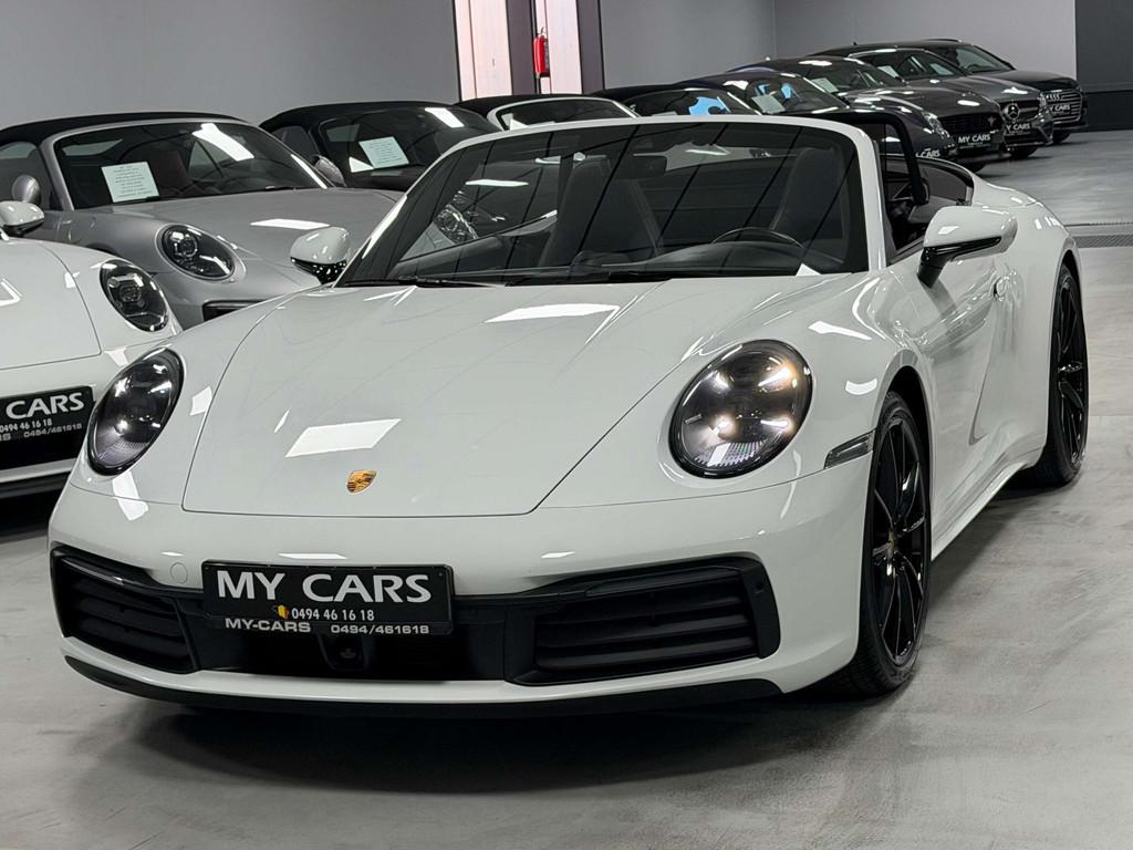 Porsche 911 Carrera 4 Cabriolet 3.0 Turbo 385 Cv Pdls Chrono, Auto's, Porsche, Automaat, 4 zetels, Gebruikt, Cabriolet