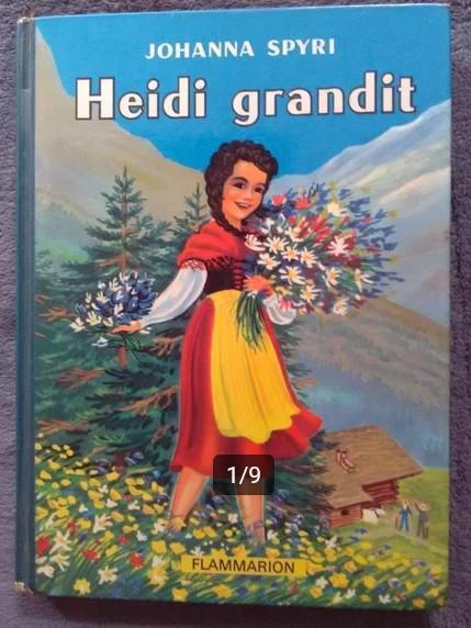 "Heidi grandit" Johanna Spyri (1958), Livres, Livres pour enfants | Jeunesse | Moins de 10 ans, Utilisé, Fiction général, Enlèvement ou Envoi
