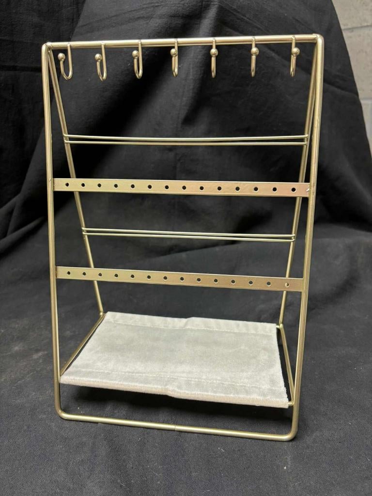 Goudkleurig juwelen houder, Ophalen, Beige, Goud