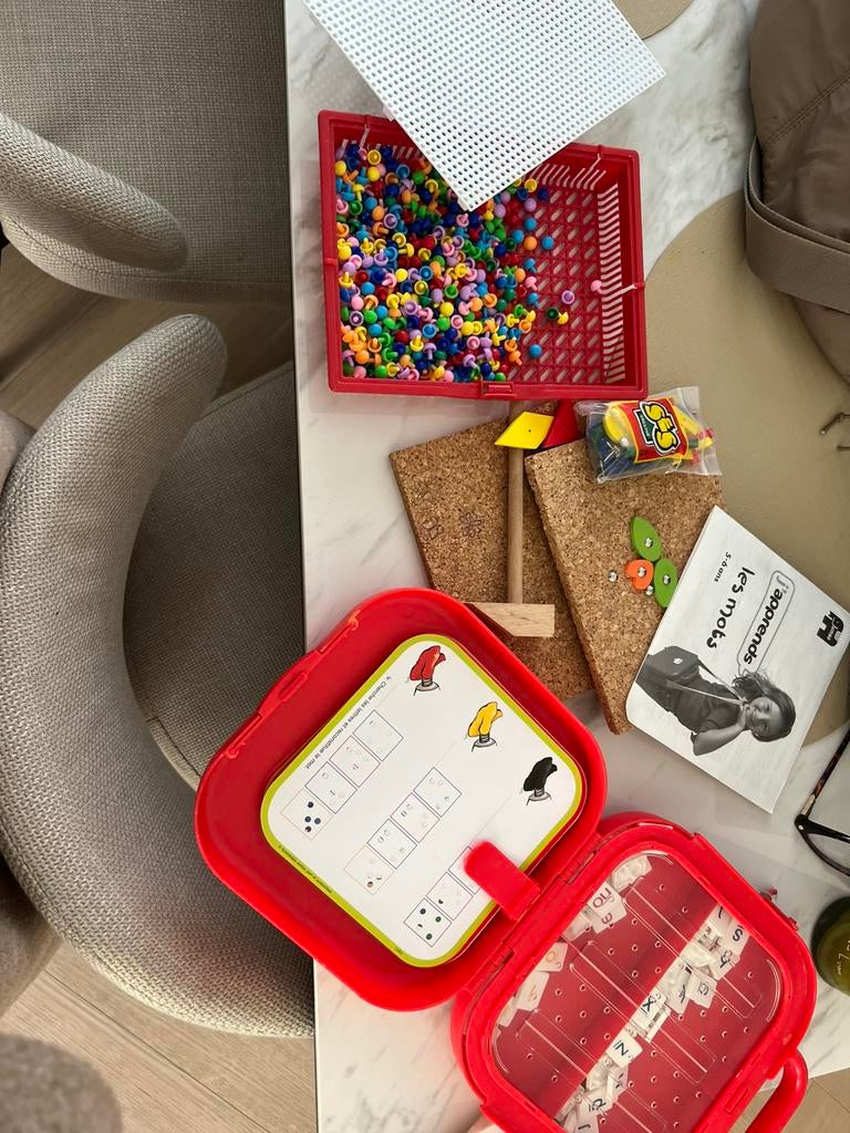 Lot de jeux + apprentissage lecture ., Enlèvement, Utilisé