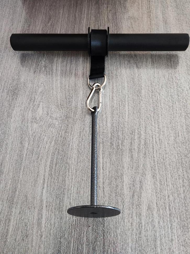 Wrist Roller + disques + push-up bars offertes, Sport en Fitness, Fitnessmaterialen, Zo goed als nieuw, Overige typen, Armen, Ophalen