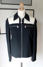 Versace Versus, blote schouders & leeuwen, vintage 1995, Kleding | Dames, Maat 38/40 (M), Zwart, Ophalen of Verzenden, Zo goed als nieuw