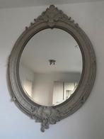 Grote ovale afgeschuinde spiegel, Ophalen, Gebruikt, 100 tot 150 cm, 75 tot 100 cm