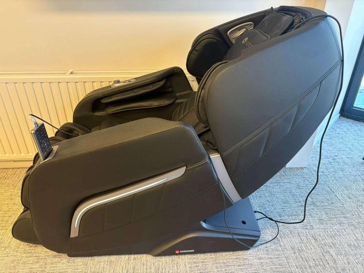 Komoder Massagestoel – Focus II Black - zo goed als nieuw*, Sports & Fitness, Produits de massage, Comme neuf, Chaise de massage ou Coussin