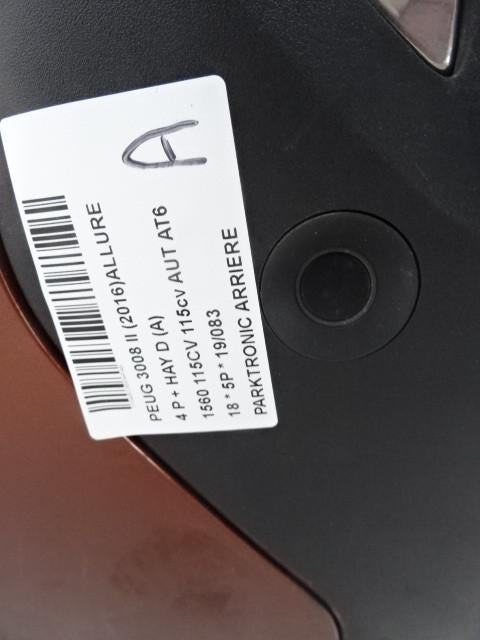 CAPTEUR AIDE AU STATIONNEMENT 3008 II (M4 / MC / MJ / MR), Utilisé, Peugeot