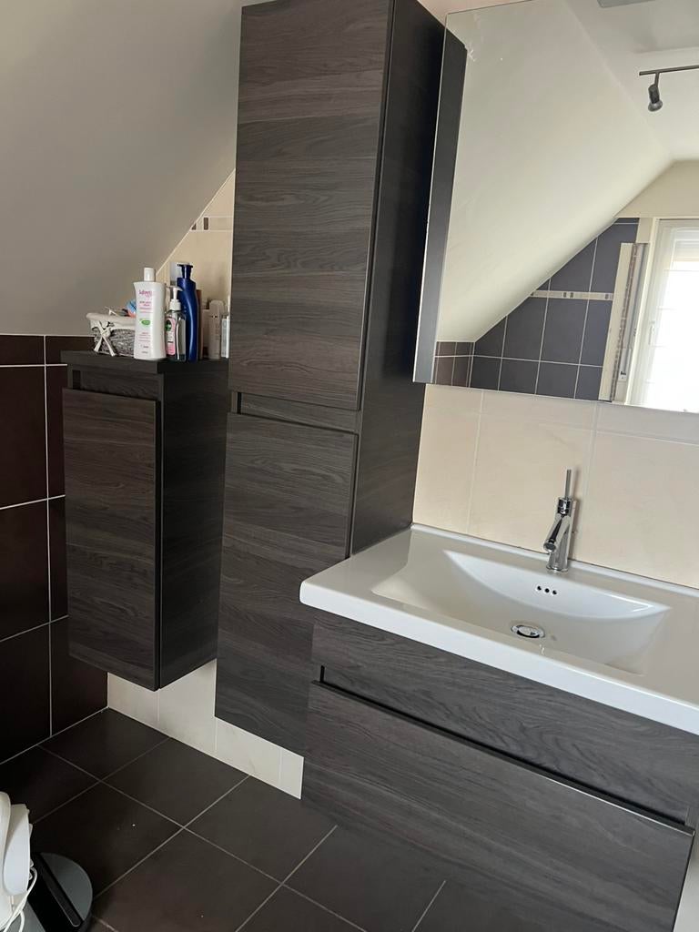 Badkamer meubel en spiegelkast, Maison & Meubles, Salle de bain | Salle de bain complète, Enlèvement, Comme neuf