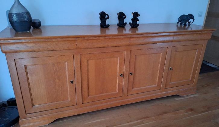 enfilade chêne massif, Maison & Meubles, Armoires | Buffets, Comme neuf, Moins de 100 cm, 150 à 200 cm, 50 à 75 cm, Avec tiroir(s)