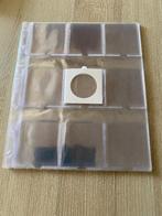 Feuille Superieur avec 9 poches pour monnaie, set de 10, Timbres & Monnaies, Enlèvement ou Envoi, Classeur à monnaies