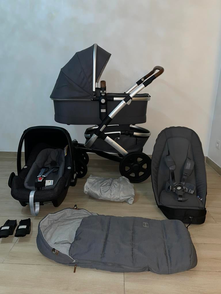 Joolz Geo 2 Gorgeous Grey Kinderwagen 3-in-1 Compleet Set, Kinderen en Baby's, Tweelingen en Meerlingen, Zo goed als nieuw, Kinderwagen of Buggy