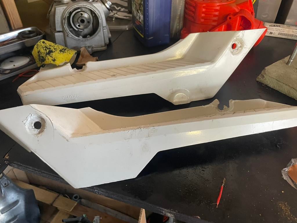 Protège-pieds Honda Camino, Motos, Enlèvement, Utilisé