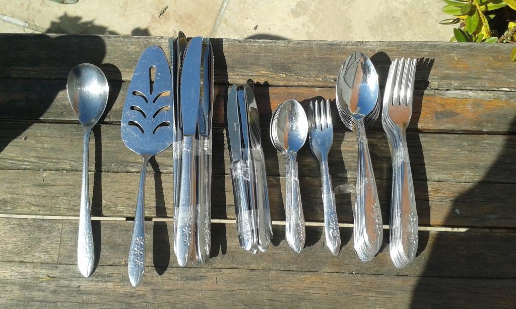 couverts Tide 60 pièces, Maison & Meubles, Cuisine | Couverts, Enlèvement, Comme neuf, Couverts en vrac, Résiste au lave-vaisselle