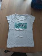 Twoday : wit t-shirt met groen print , maat M, Kleding | Dames, Maat 38/40 (M), Twoday, Wit, Ophalen of Verzenden