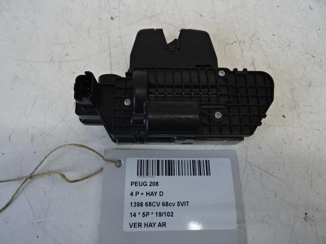 SERRURE COFFRE Peugeot 208 I (CA / CC / CK / CL), Autos : Pièces & Accessoires, Utilisé, Peugeot, Haillon arrière