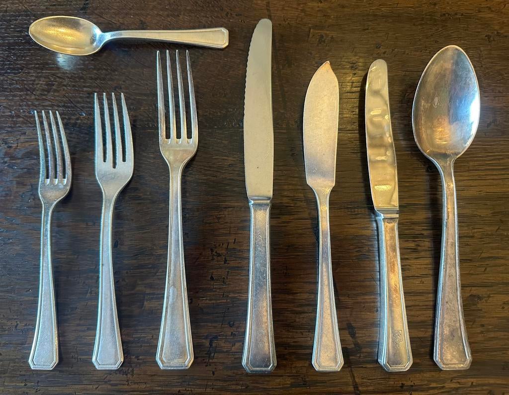 Verzilverd bestek Cristal Alken, Verzamelen, Biermerken, Ophalen of Verzenden