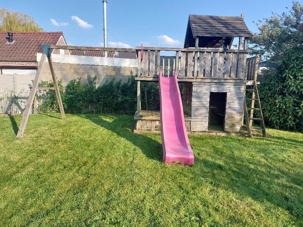 Houten speeltoestel, Kinderen en Baby's, Ophalen, Gebruikt, Zandbak