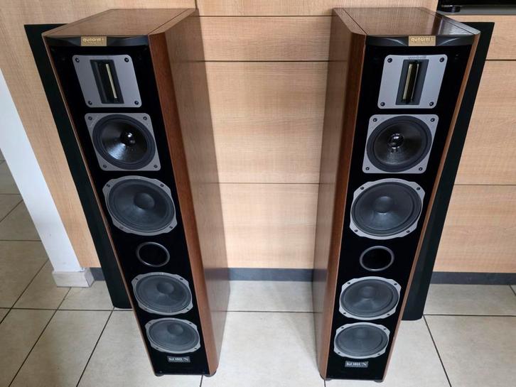 Quadral phonologue korun gold vloerstaanders, Audio, Tv en Foto, Luidsprekerboxen, Nieuw, Front, Rear of Stereo speakers, Overige merken