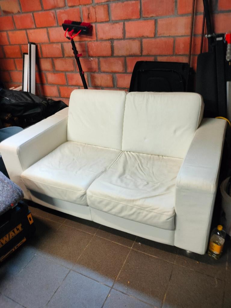 zetel, Huis en Inrichting, Ophalen, Gebruikt, 150 tot 200 cm, Tweepersoons