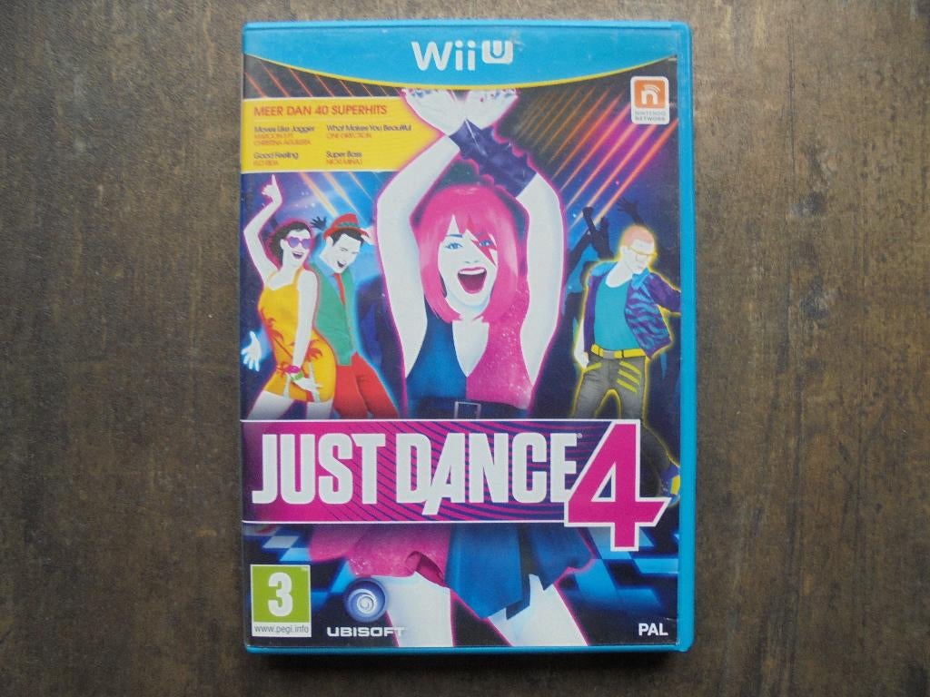 Just Dance 4 voor Wii U (zie foto's), Consoles de jeu & Jeux vidéo, Jeux | Nintendo Wii U, Enlèvement ou Envoi, Musique, Utilisé
