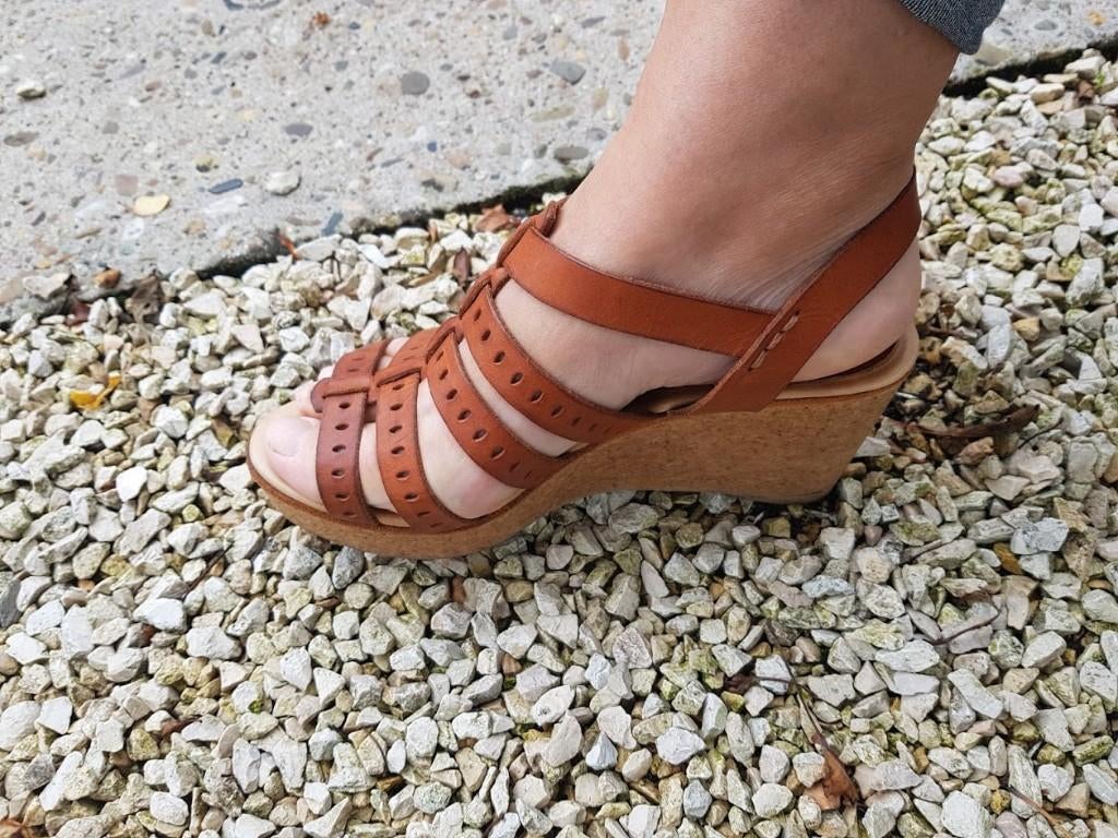 sandalen bruin 38 NDC, NDC, Bruin, Zo goed als nieuw, Sandalen of Muiltjes