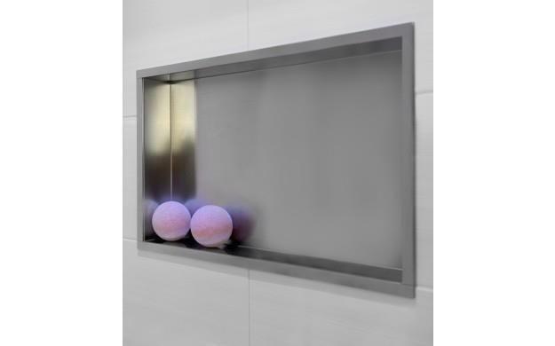 189. Looox Box inbouwnis , RVS BOX60 CBOX15, Maison & Meubles, Salle de bain | Linge de bain & Accessoires, Neuf, Blanc, Enlèvement ou Envoi