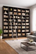 Bibliothèque en bois, Métal, 25 à 50 cm, 200 cm ou plus, Avec tablette(s)