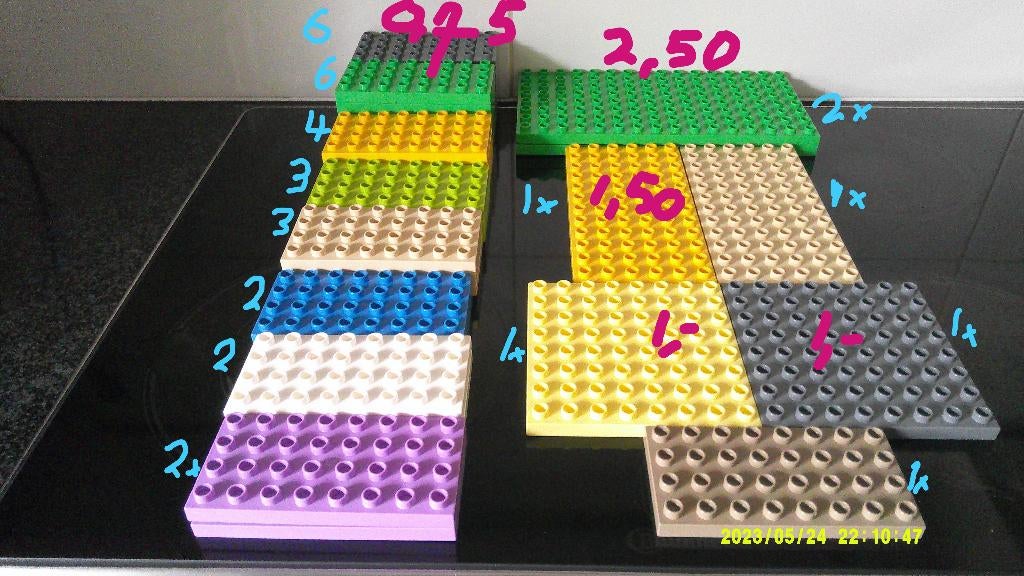 Duplo bulldozer, poppetjes, bouwplaten, auto's, onderdelen., Ophalen of Verzenden, Zo goed als nieuw, Accessoire, Duplo