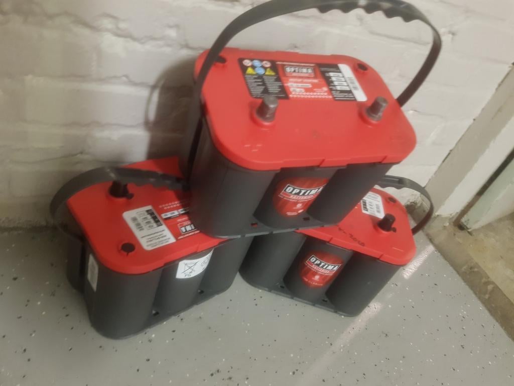 Batterie de démarrage Optima Redtop 12V 50Ah 815A État 100%, Bricolage & Construction, Outillage | Pièces de machine & Accessoires