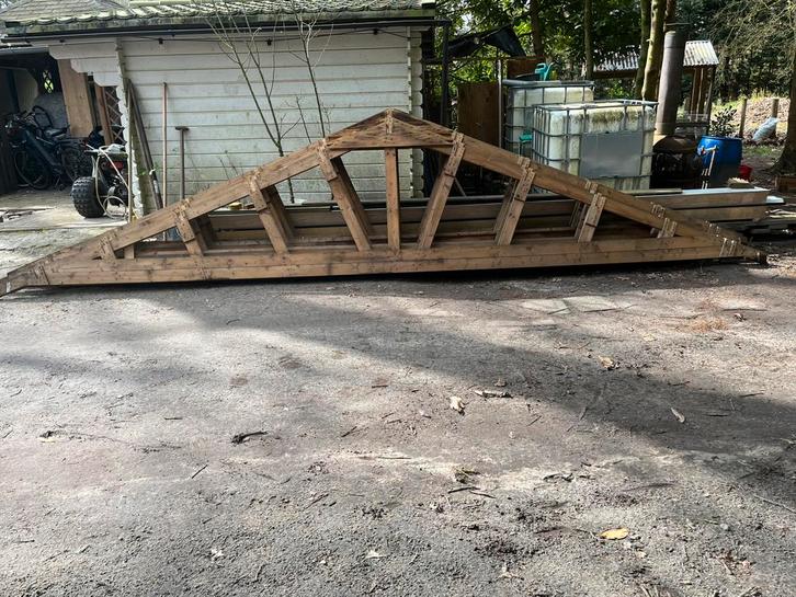 Voorgefabriceerde dakspanten, Bricolage & Construction, Bois & Planches, Utilisé, Enlèvement