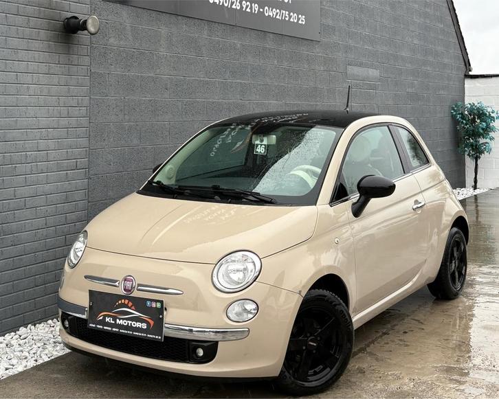 FIAT 500 LOUNGE 1.2i ESSENCE 2014 EURO 6B 139 000KM CARPASS, Autos, Fiat, Entreprise, Essence, Euro 6, Hatchback, 3 portes, Boîte manuelle