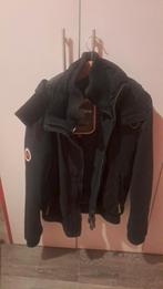 Manteau noir hiver SuperDry, Taille 56/58 (XL), Enlèvement, Porté, Noir