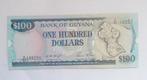 Guyana 100 Dollars  1999, Postzegels en Munten, Bankbiljetten | Amerika, Verzenden, Zuid-Amerika
