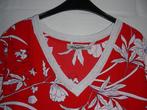 Rode zomerbloes met witte bloemen, It Hippie, maat : large, Ophalen of Verzenden, Zo goed als nieuw, Rood, Maat 42/44 (L)