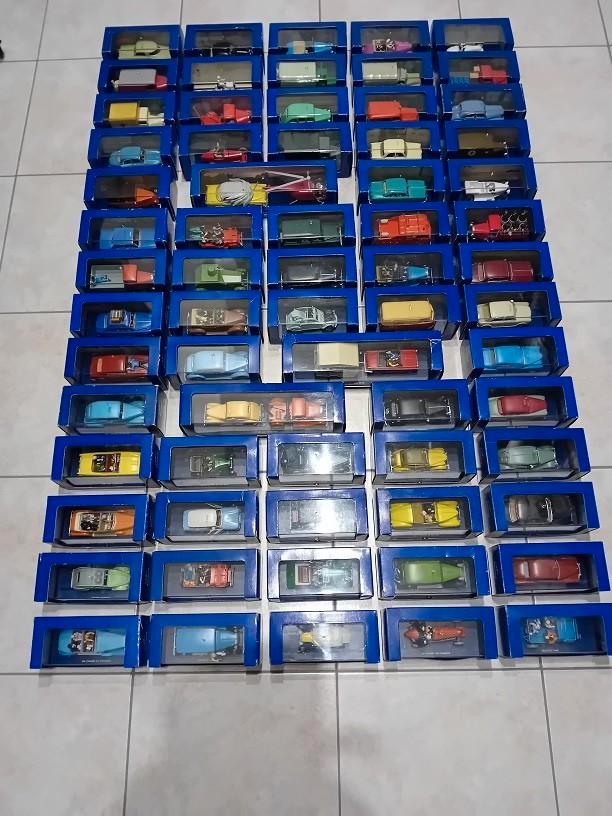 Kuifje complete Atlas set auto's 1:43 nrs 1 t.e.m. 70, Verzamelen, Stripfiguren, Zo goed als nieuw, Overige typen, Kuifje, Ophalen