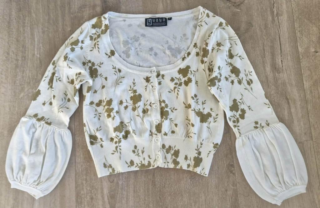 Bolero gilet met speciale pofmouwen, Vêtements | Femmes, Enlèvement ou Envoi, Taille 36 (S), Porté, Blanc