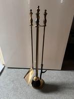 Koperen haardset, Ophalen of Verzenden, Zo goed als nieuw