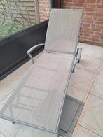 LIGBED voor de zomer, Tuin en Terras, Ophalen, Zo goed als nieuw, Aluminium, Verstelbaar